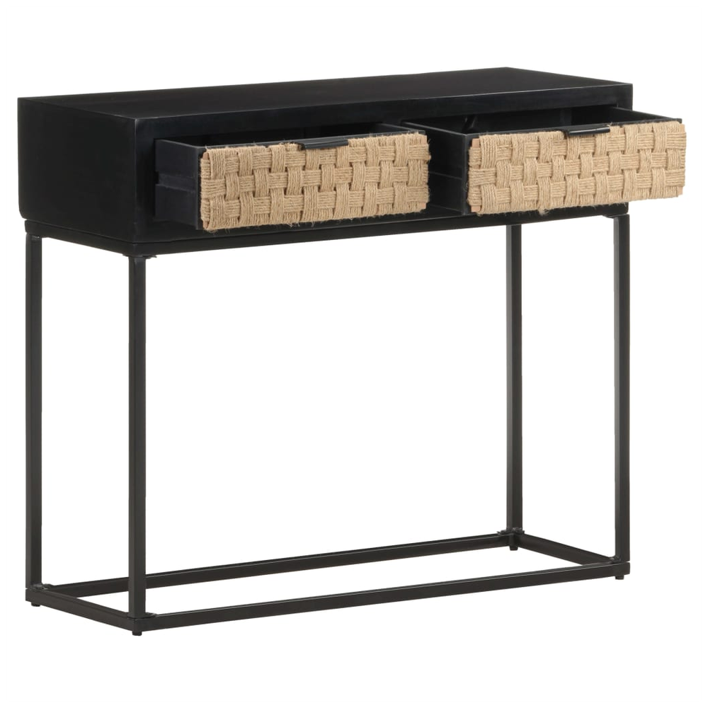 Console Table 90x35x76 cm vidaXL Solid Mango Wood by vidaXL