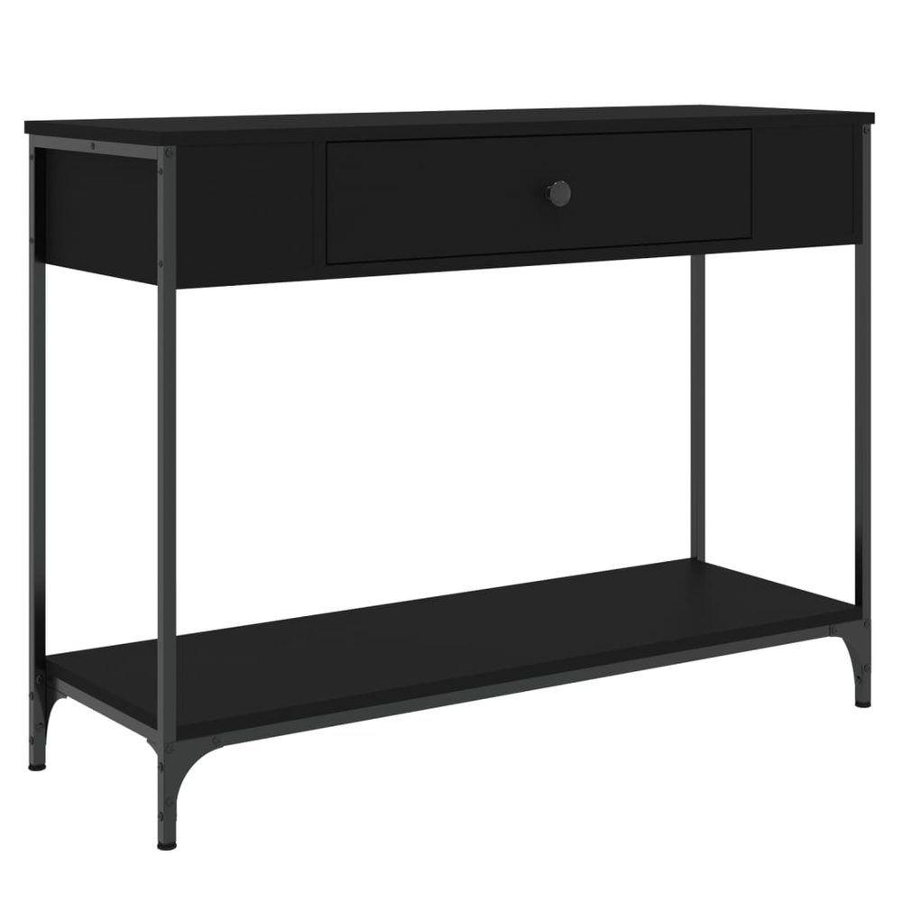 Console Table Black 100x34.5x75 cm vidaXL Engineered Wood by vidaXL