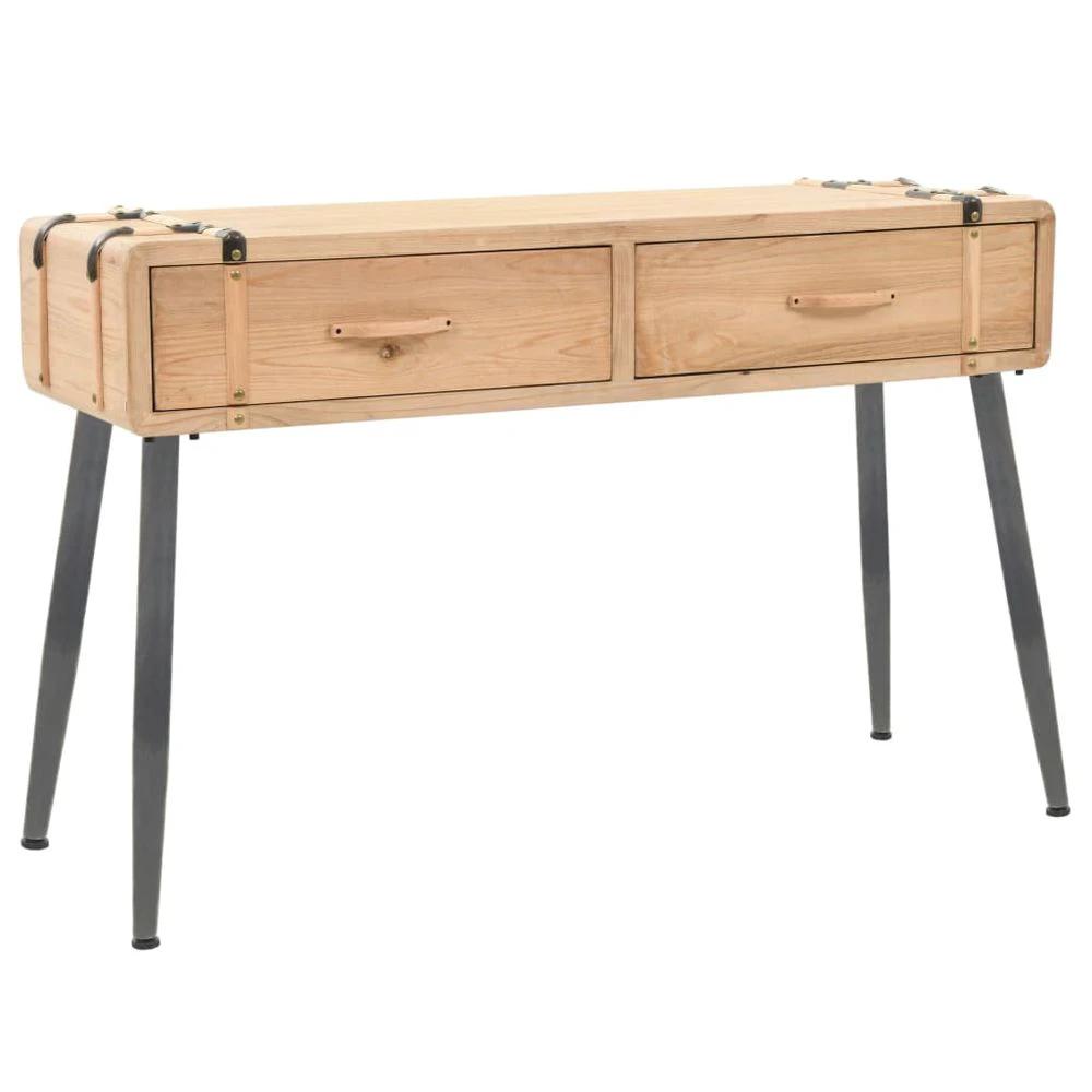 vidaXL Console Table vidaXL Solid Fir Wood 115x40.5x76 cm - Uncategorized Console Table