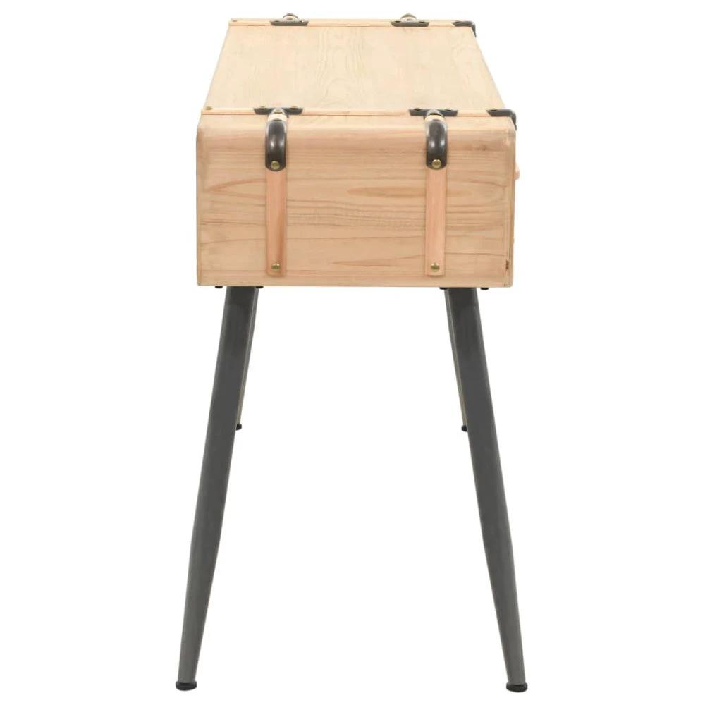 vidaXL Console Table vidaXL Solid Fir Wood 115x40.5x76 cm - Uncategorized Console Table