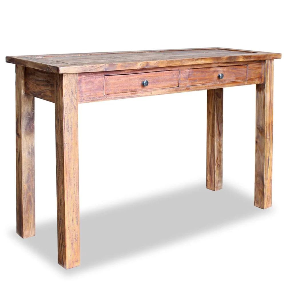 Console Table vidaXL Solid Reclaimed Wood 123x42x75 cm by vidaXL