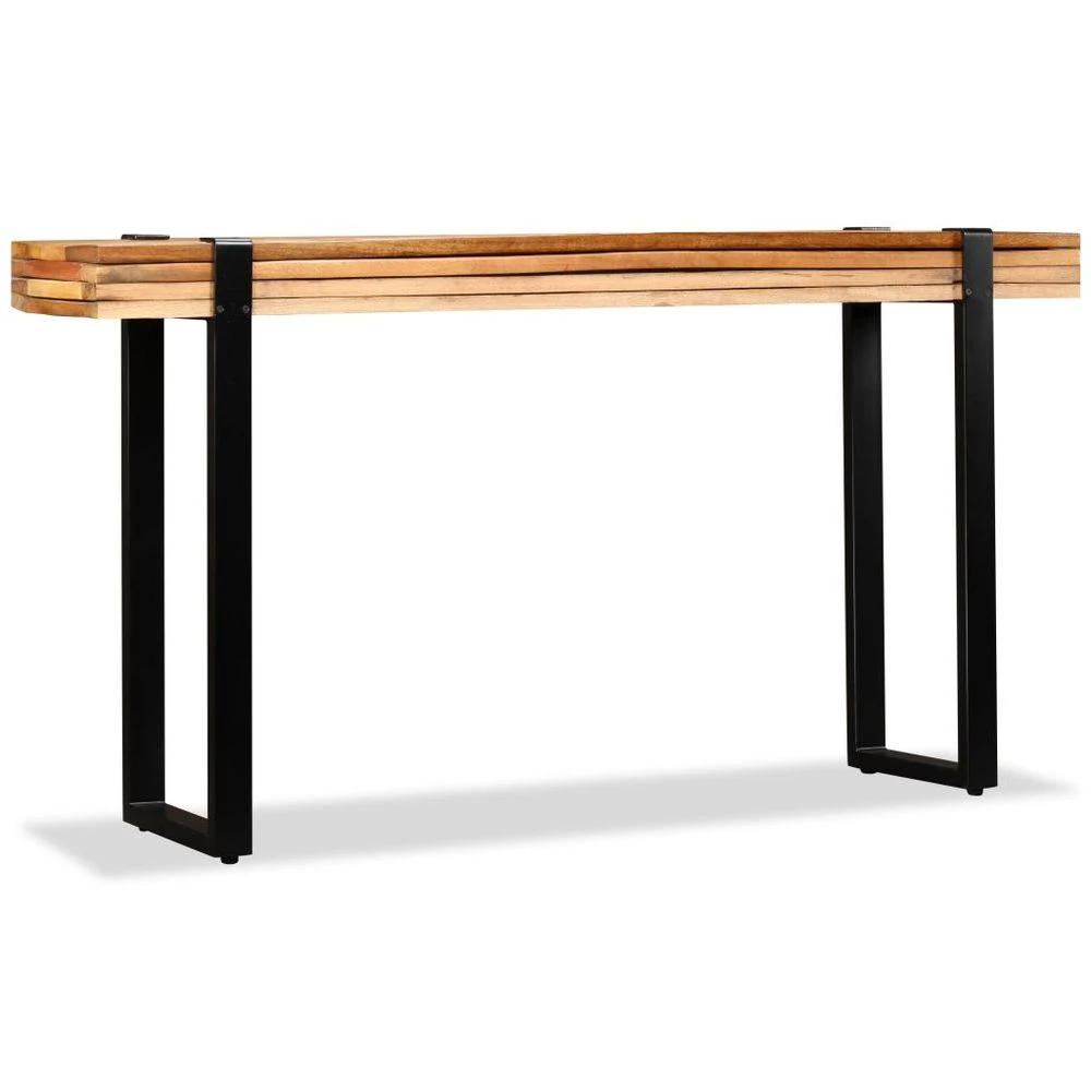 Console Table vidaXL Solid Reclaimed Wood Adjustable by vidaXL