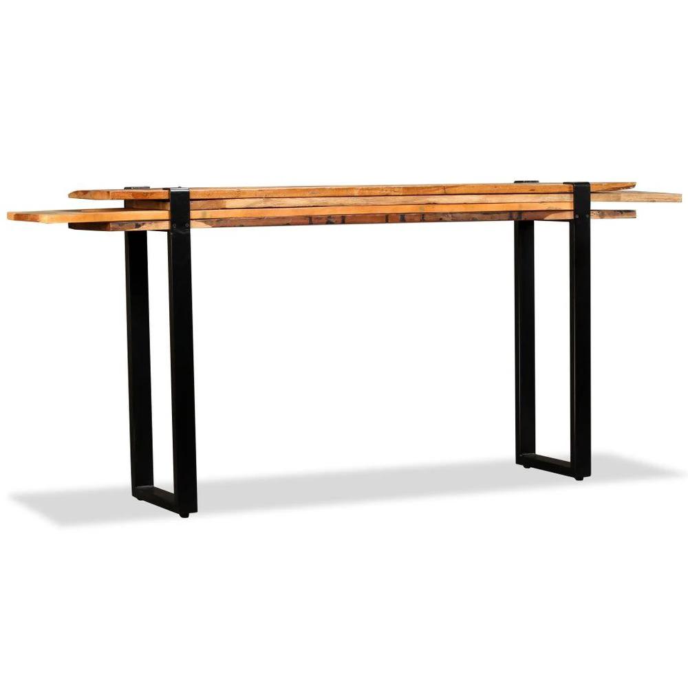 Console Table vidaXL Solid Reclaimed Wood Adjustable by vidaXL