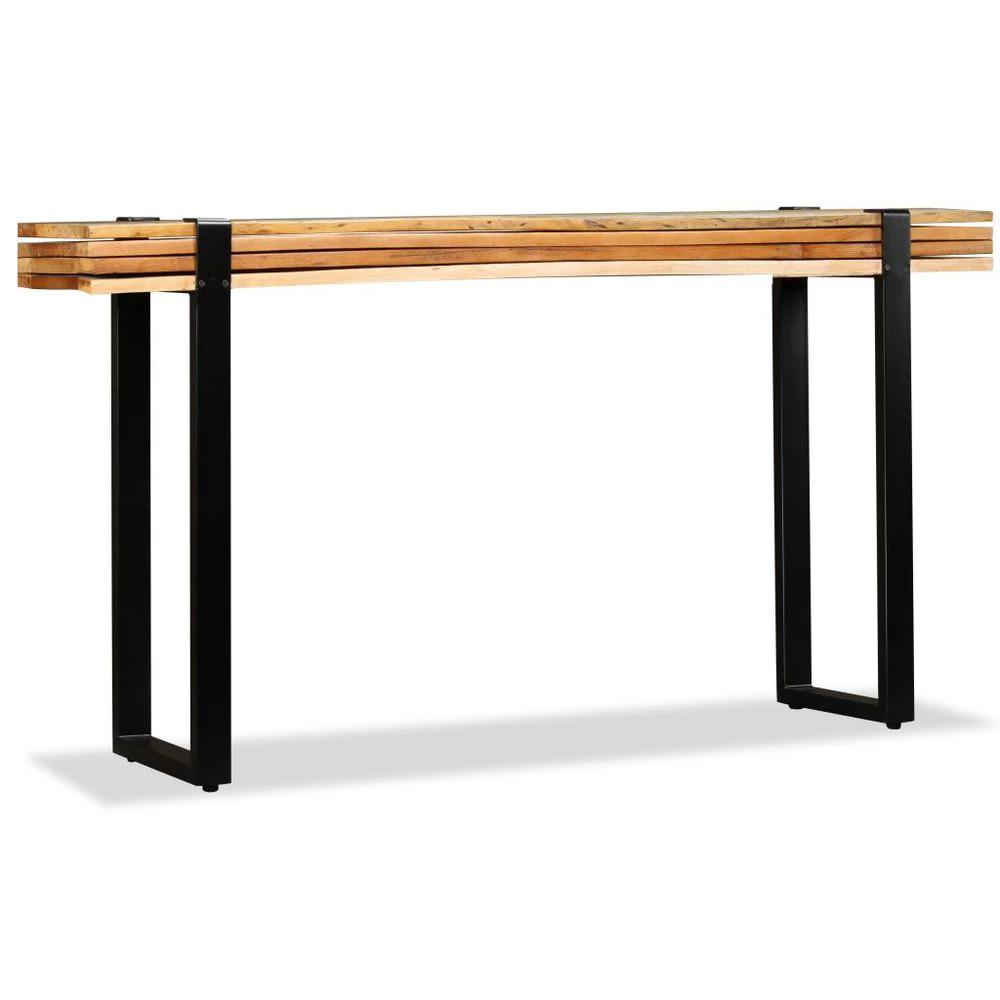 Console Table vidaXL Solid Reclaimed Wood Adjustable by vidaXL