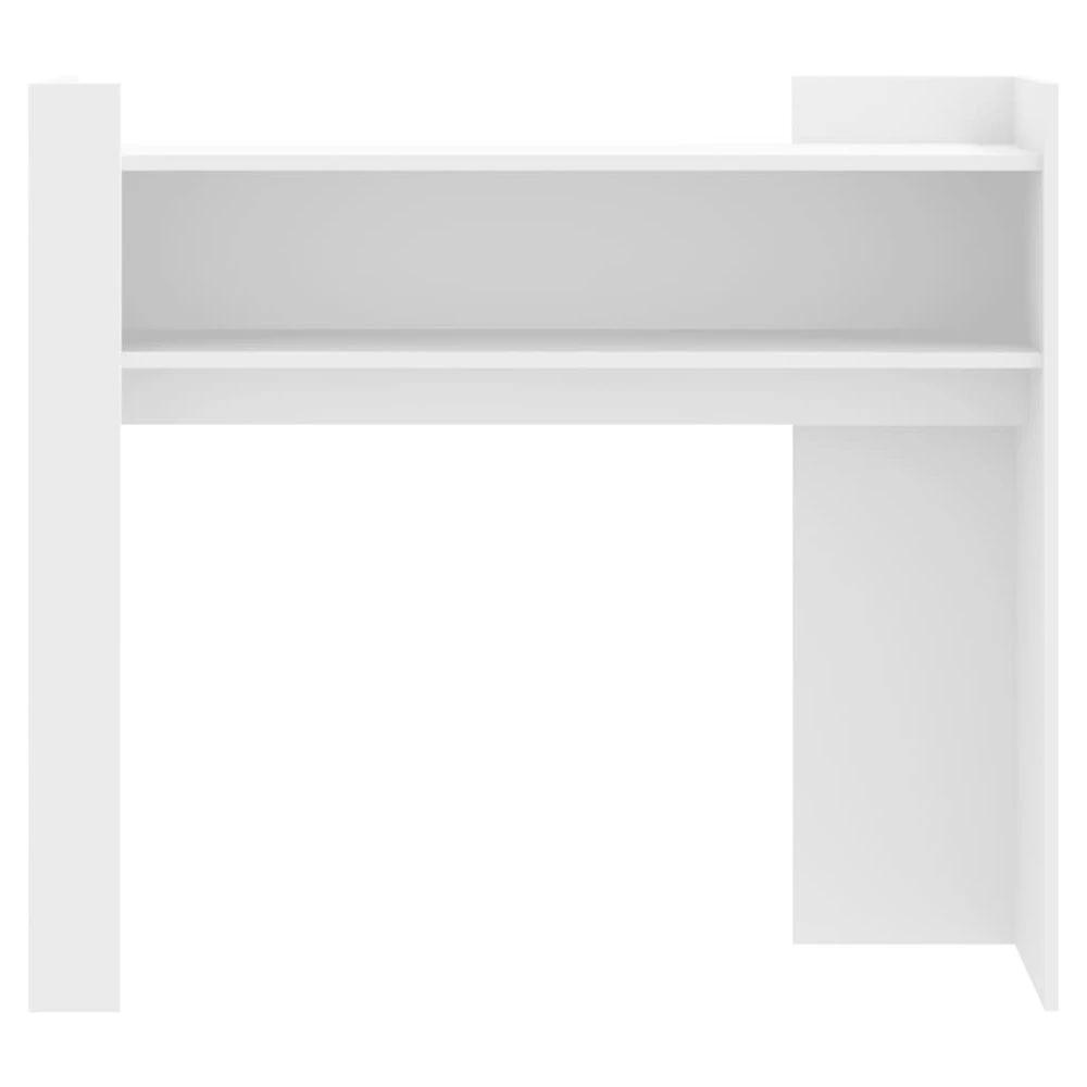 vidaXL Console Table vidaXL White 100x35x90 cm Engineered Wood - Uncategorized Console Table