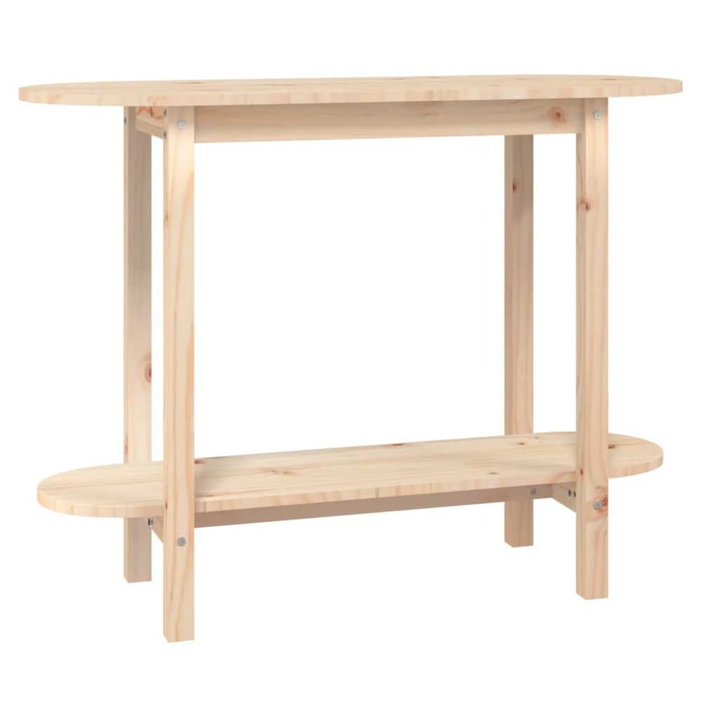 Console Table 110x40x80 cm vidaXL Solid Wood Pine by vidaXL