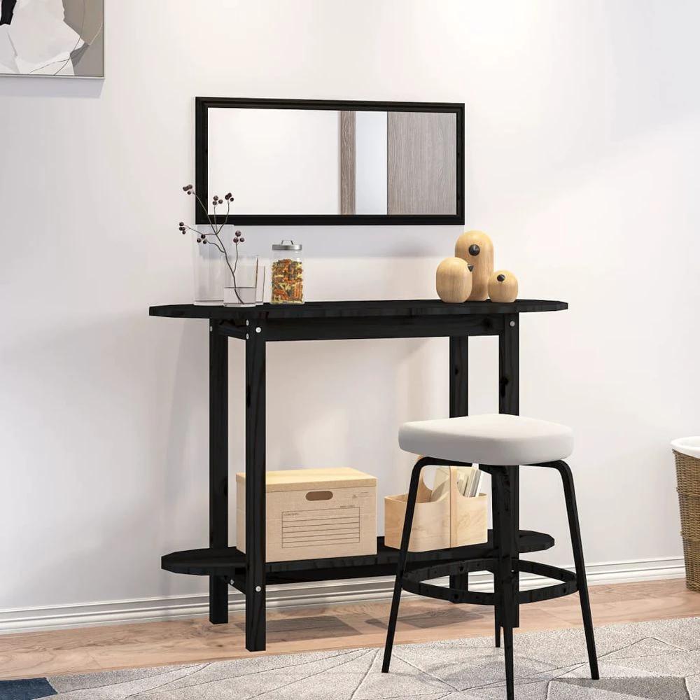Console Table 110x40x80 cm vidaXL Solid Wood Pine by vidaXL