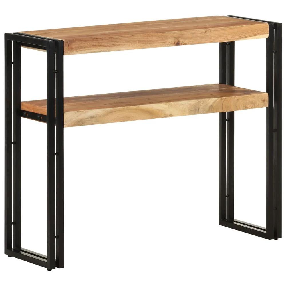 vidaXL Console Table 90x30x75 cm vidaXL Rough Mango Wood - Uncategorized Console Table