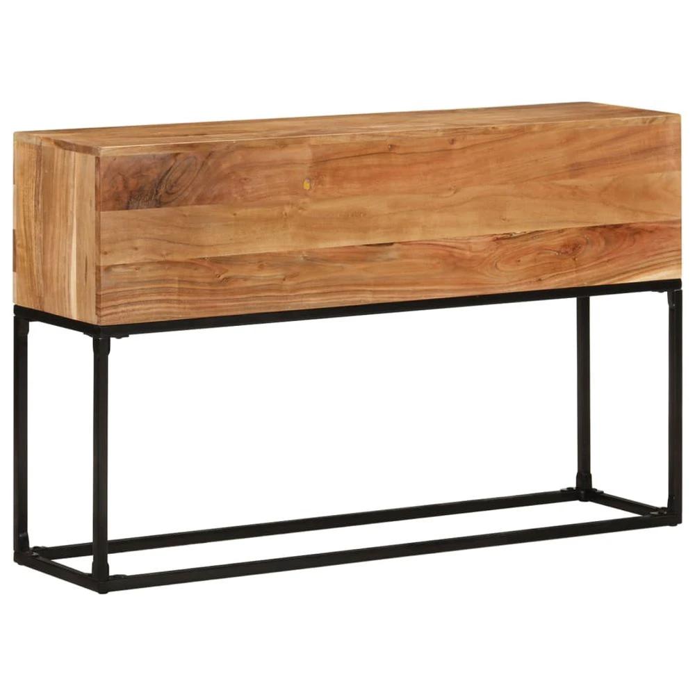 Console Table 120x30x75 cm vidaXL Rough Mango Wood by vidaXL