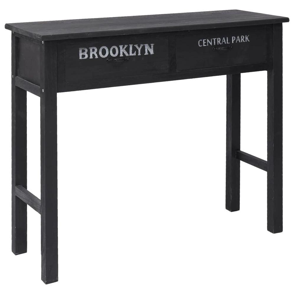 Console Table Grey 90x30x77 cm vidaXL Wood by vidaXL