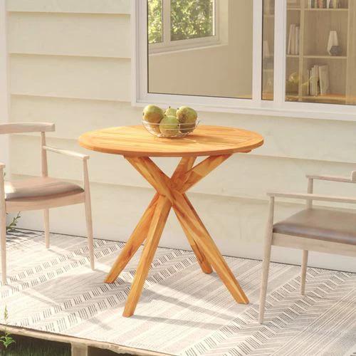 Garden Table 85x85x75 cm Solid Wood Acacia by vidaXL