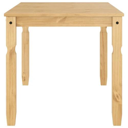 vidaXL Dining Table Corona 160x80x75 cm Solid Wood Pine -