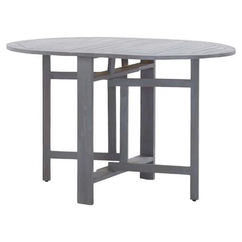 vidaXL vidaXL Garden Table Grey 120x70x74 cm Solid Acacia Wood -