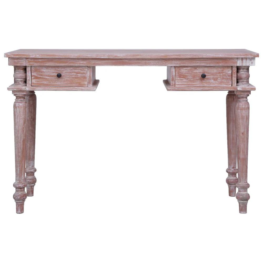 Desk 120x50x78 cm vidaXL Solid Mahogany Wood by vidaXL