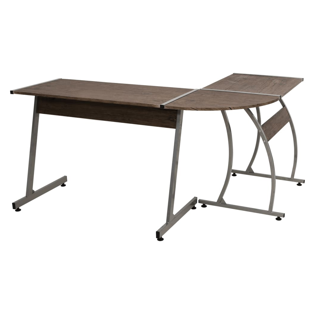 vidaXL Corner Desk L-Shaped Black vidaXL - Desks Desk