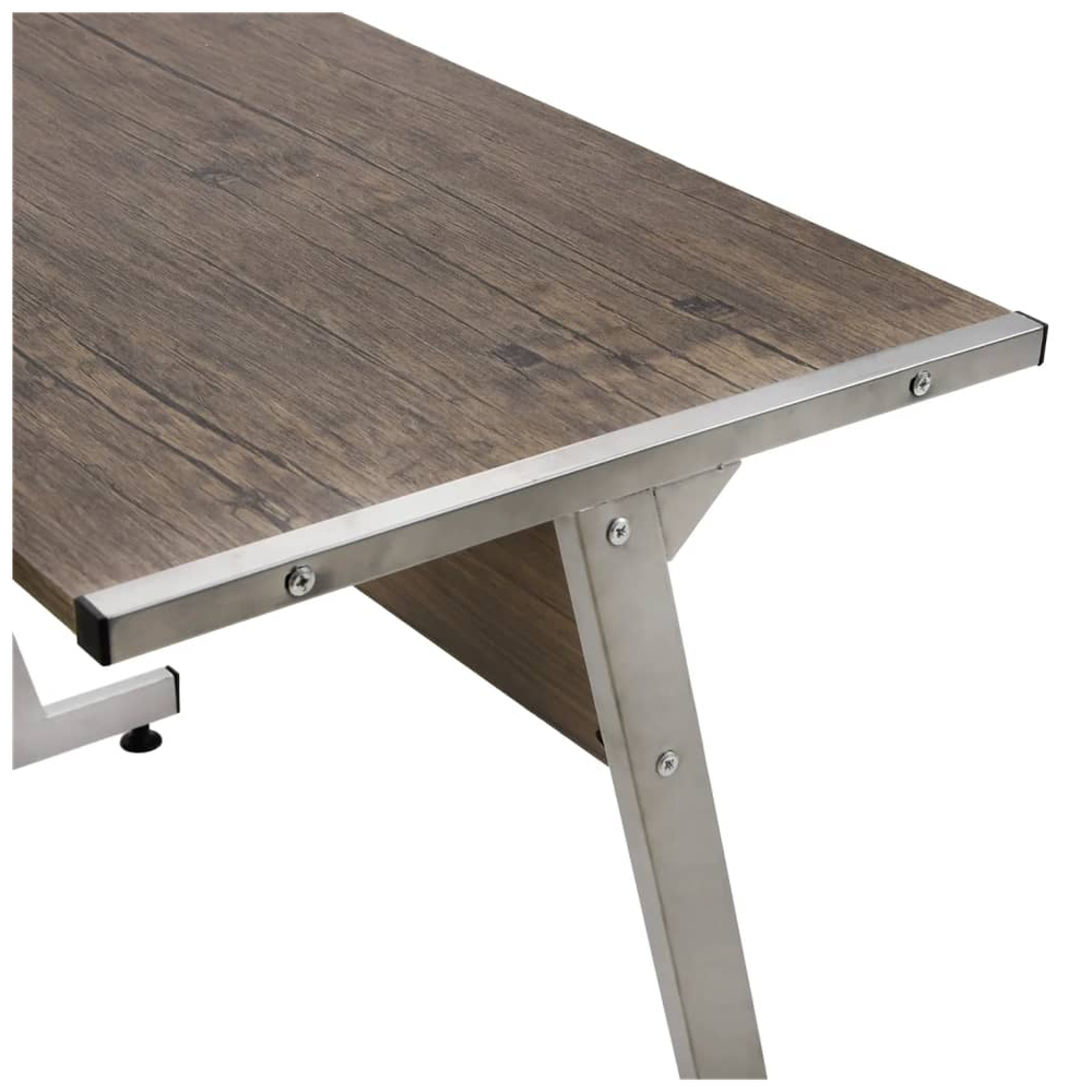 vidaXL Corner Desk L-Shaped Black vidaXL - Desks Desk