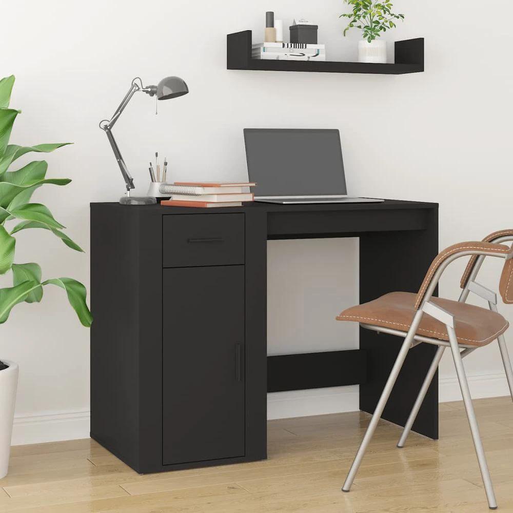 vidaXL Desk White 100x49x75 cm vidaXL Engineered Wood - Desks Desk