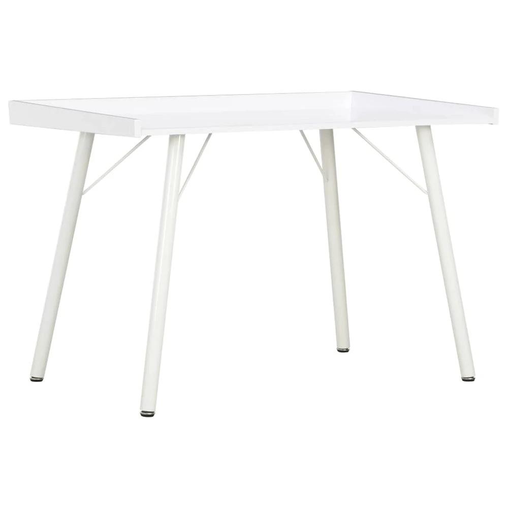 vidaXL Modern Desk White vidaXL 90x50x79 cm vidaXL - Engineered Wood - Desks Desk