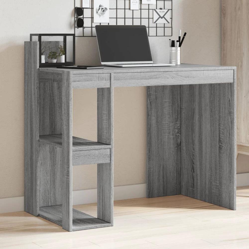 vidaXL Office Desk White 103.5x56.5x94 cm Engineered Wood - Desks Desk