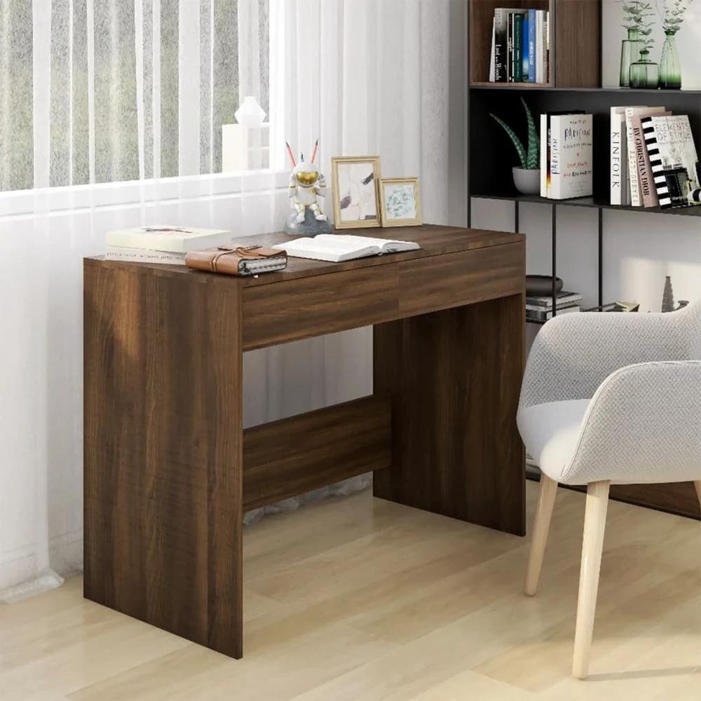 vidaXL Desk Grey Sonoma 101x50x76.5 cm vidaXL Engineered Wood - Desks Desk