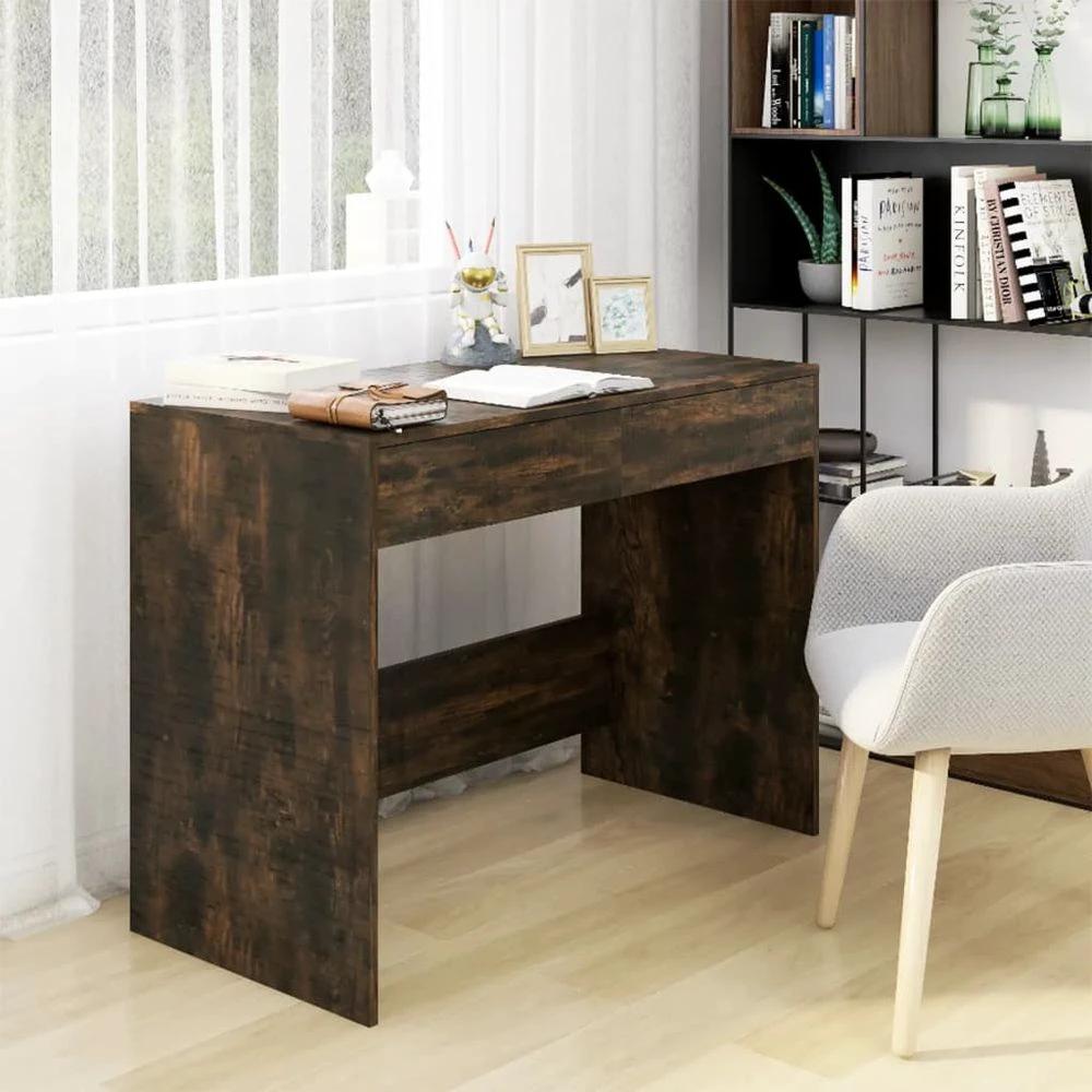 vidaXL Desk Grey Sonoma 101x50x76.5 cm vidaXL Engineered Wood - Desks Desk