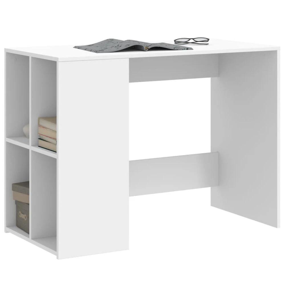 Desk White 102x50x75 cm vidaXL Engineered Wood by vidaXL