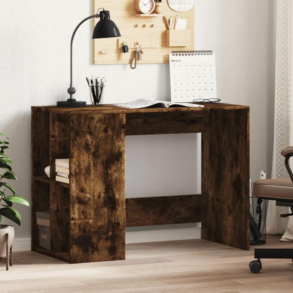 Desk White 102x50x75 cm vidaXL Engineered Wood by vidaXL