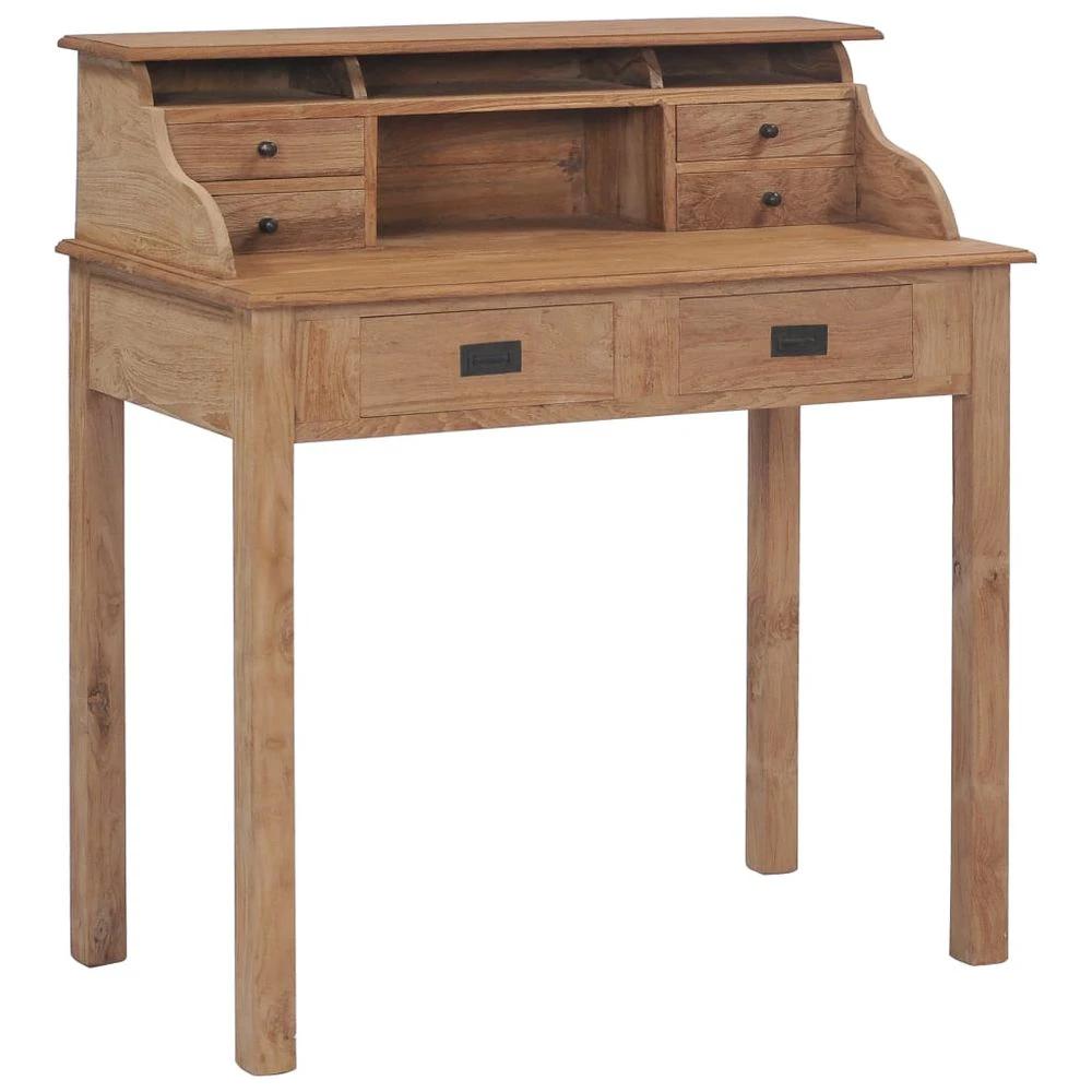 vidaXL Desk 90x50x100 cm vidaXL Solid Teak Wood - Desks Desk