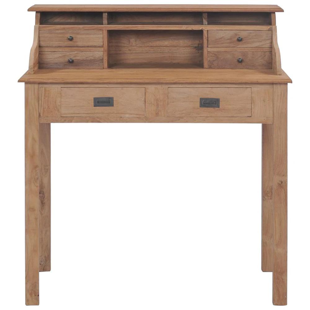 vidaXL Desk 90x50x100 cm vidaXL Solid Teak Wood - Desks Desk