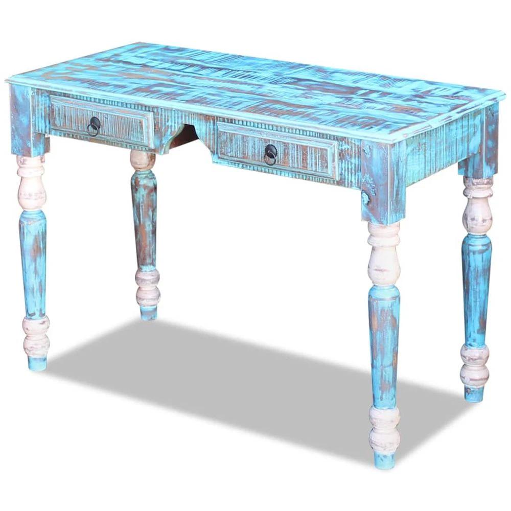 Desk Solid Reclaimed Wood vidaXL by vidaXL