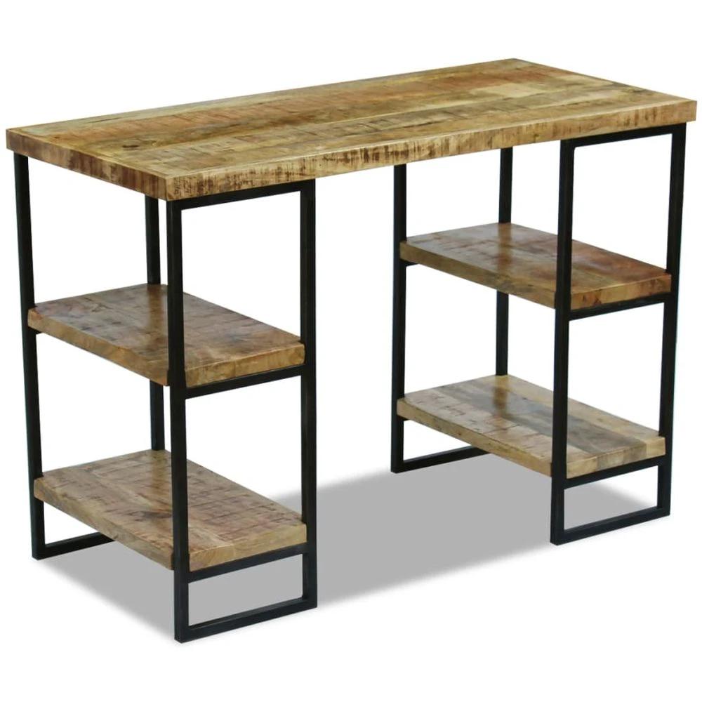 Office Desk Mango Wood vidaXL 110x50x76 cm by vidaXL