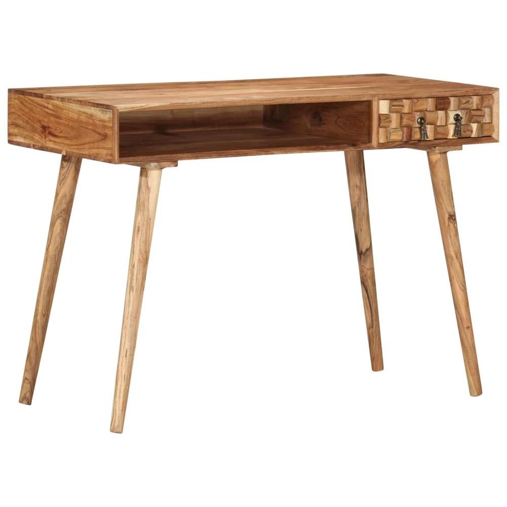 Writing Desk 115x50x76 cm Solid Wood Acacia by vidaXL