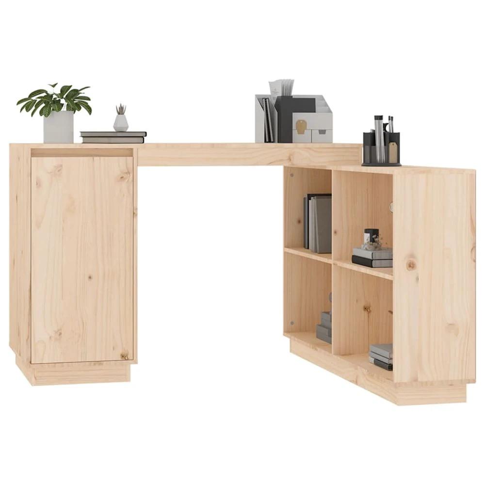 vidaXL Desk 110x50x75 cm Solid Wood Pine vidaXL - Desks Desk