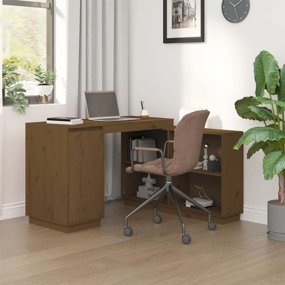 vidaXL Desk 110x50x75 cm Solid Wood Pine vidaXL - Desks Desk