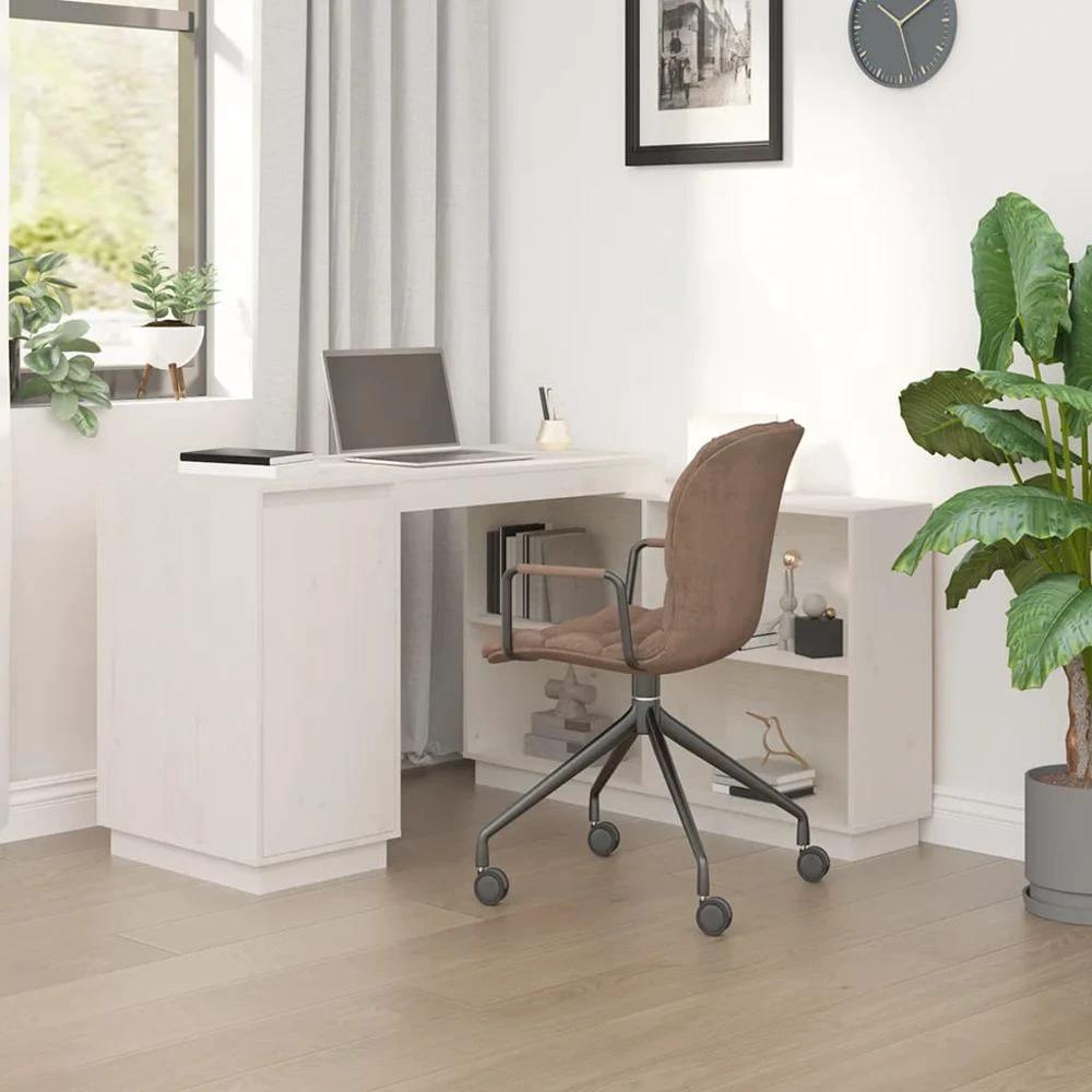 vidaXL Desk 110x50x75 cm Solid Wood Pine vidaXL - Desks Desk