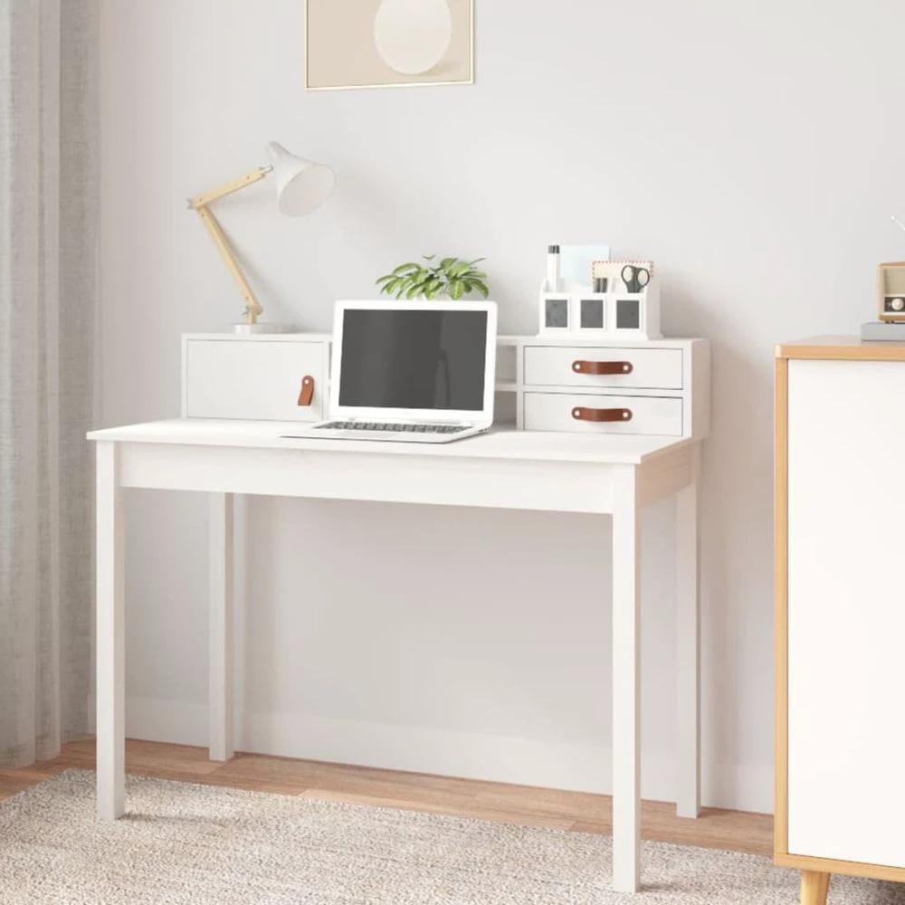 vidaXL Desk 110x50x93 cm Solid Wood Pine - Desks Desk