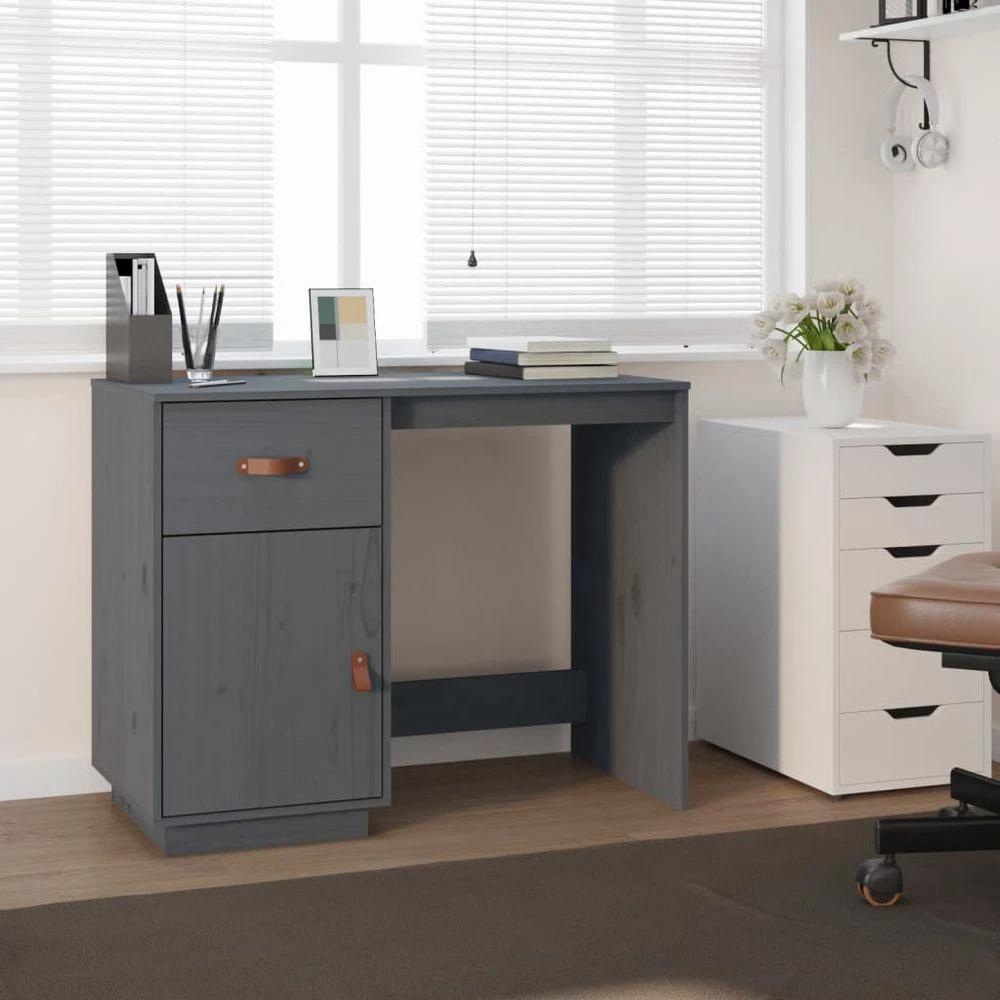 Desk 95x50x75 cm vidaXL Solid Wood Pine by vidaXL