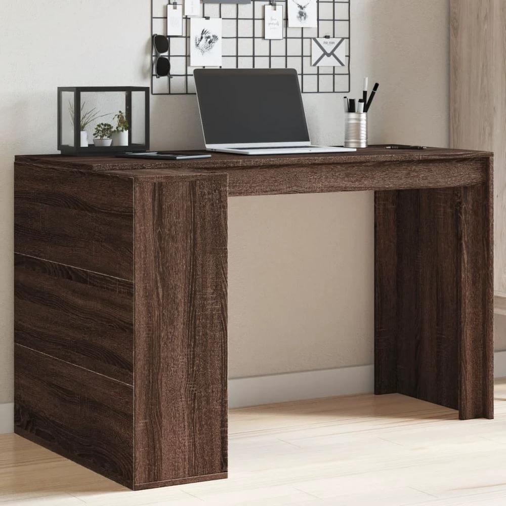 vidaXL Office Desk White 123.5x73.5x75 cm Engineered Wood - Desks Desk