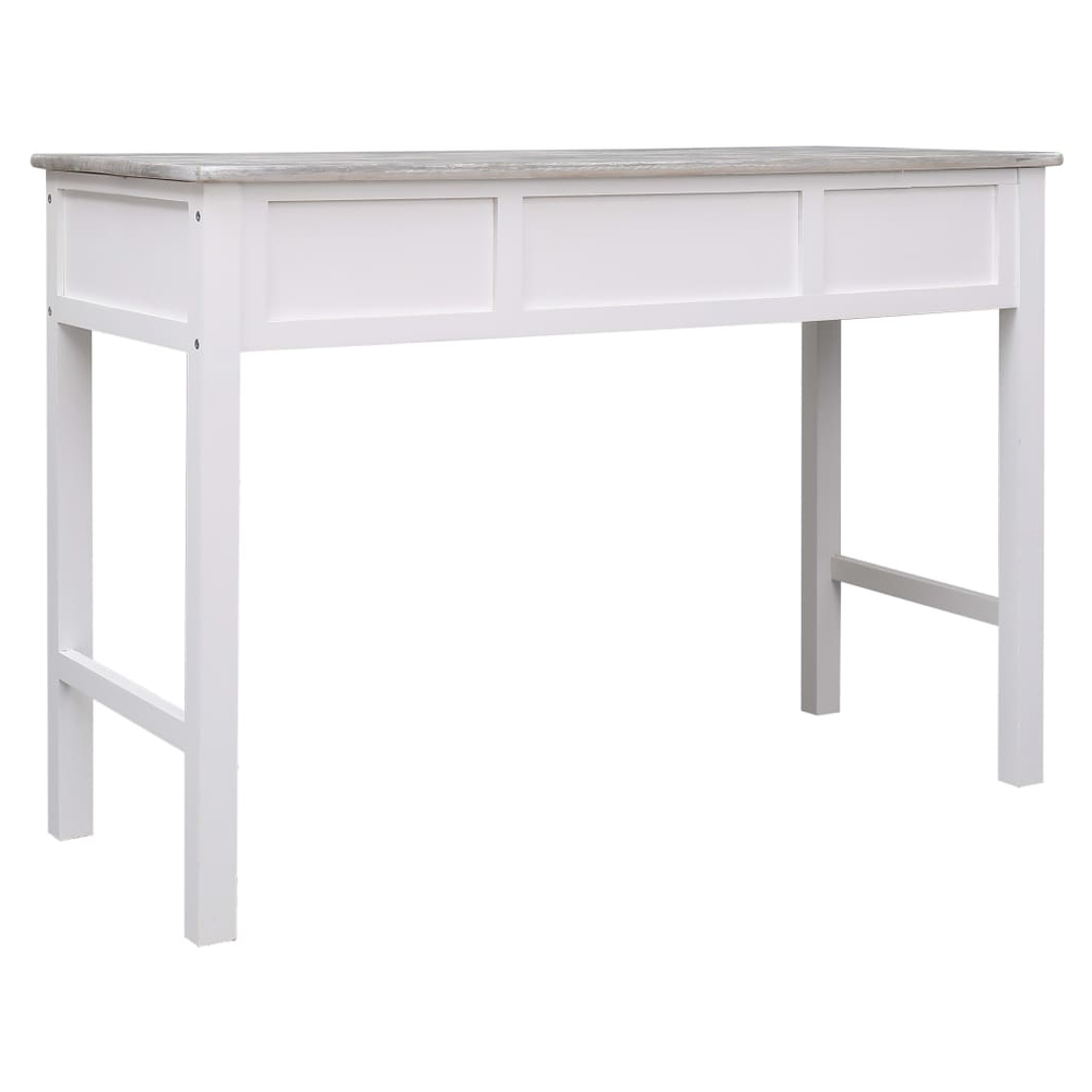 Writing Desk Grey 110x45x76 cm Wood by vidaXL