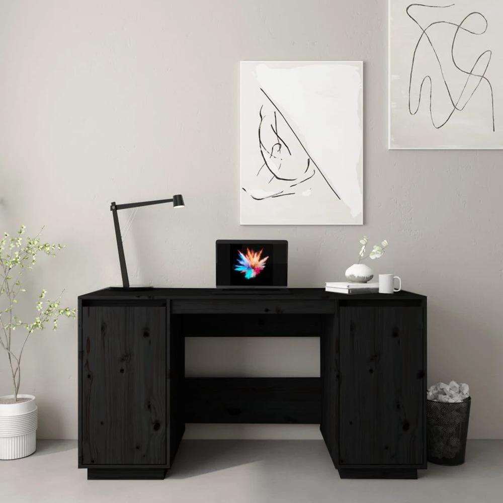 vidaXL Desk 140x50x75 cm vidaXL Solid Wood Pine - Desks Desk