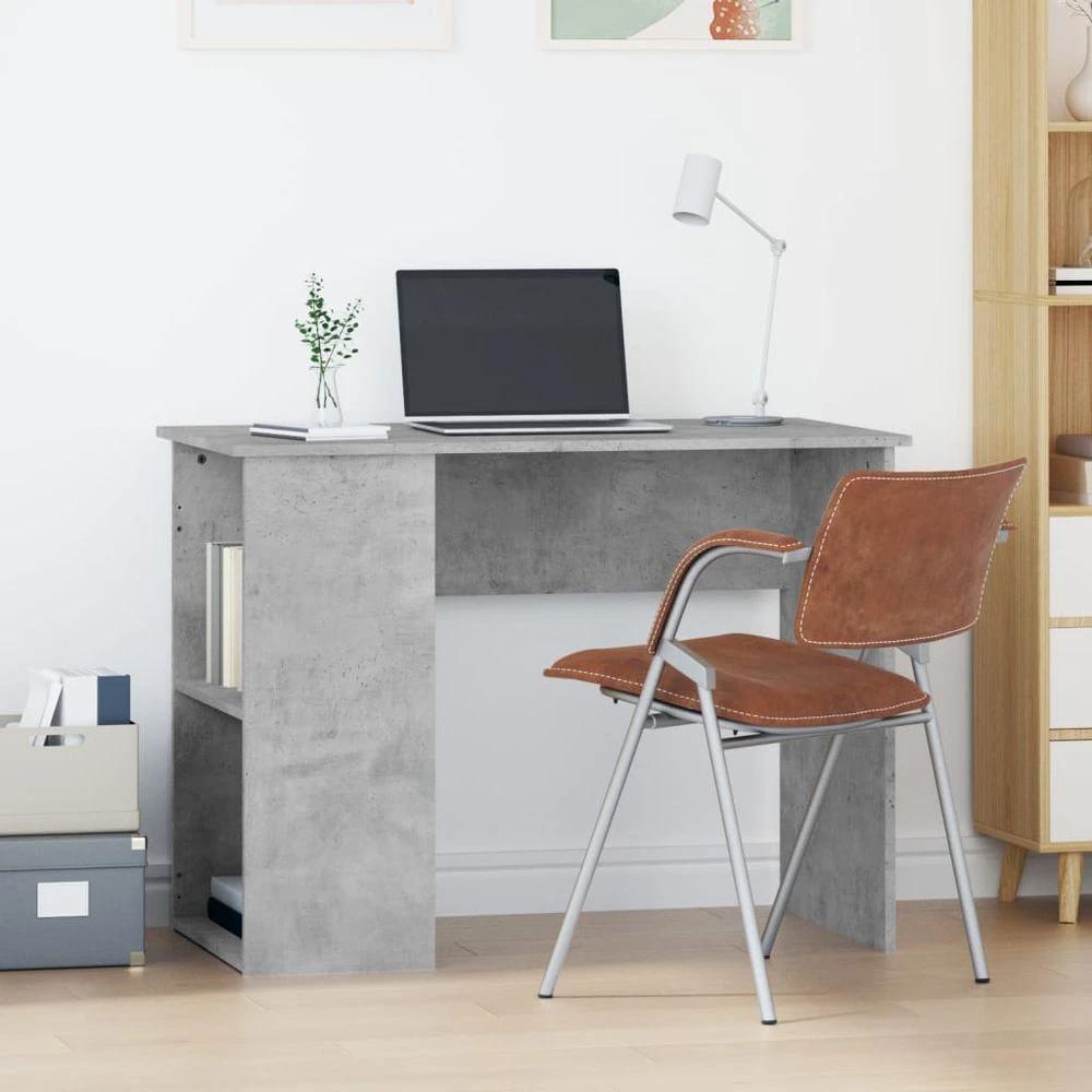 vidaXL Desk White 100x55x75 Engineered Wood - Desks Desk