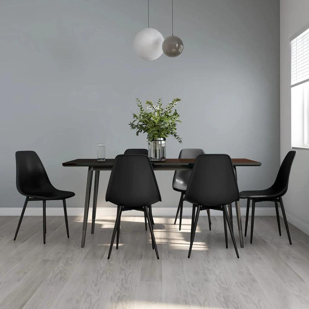 Dining Chairs 2 pcs vidaXL White PP by vidaXL