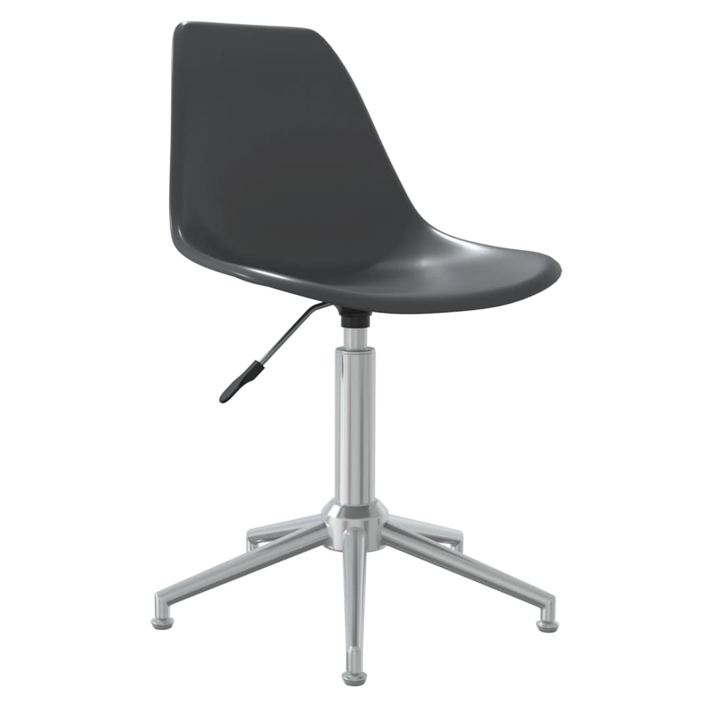 vidaXL Swivel Dining Chairs 2 pcs vidaXL Light Grey PP - Uncategorized Dining Chairs