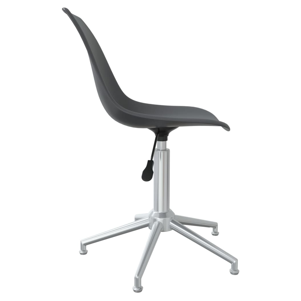 vidaXL Swivel Dining Chairs 2 pcs vidaXL Light Grey PP - Uncategorized Dining Chairs