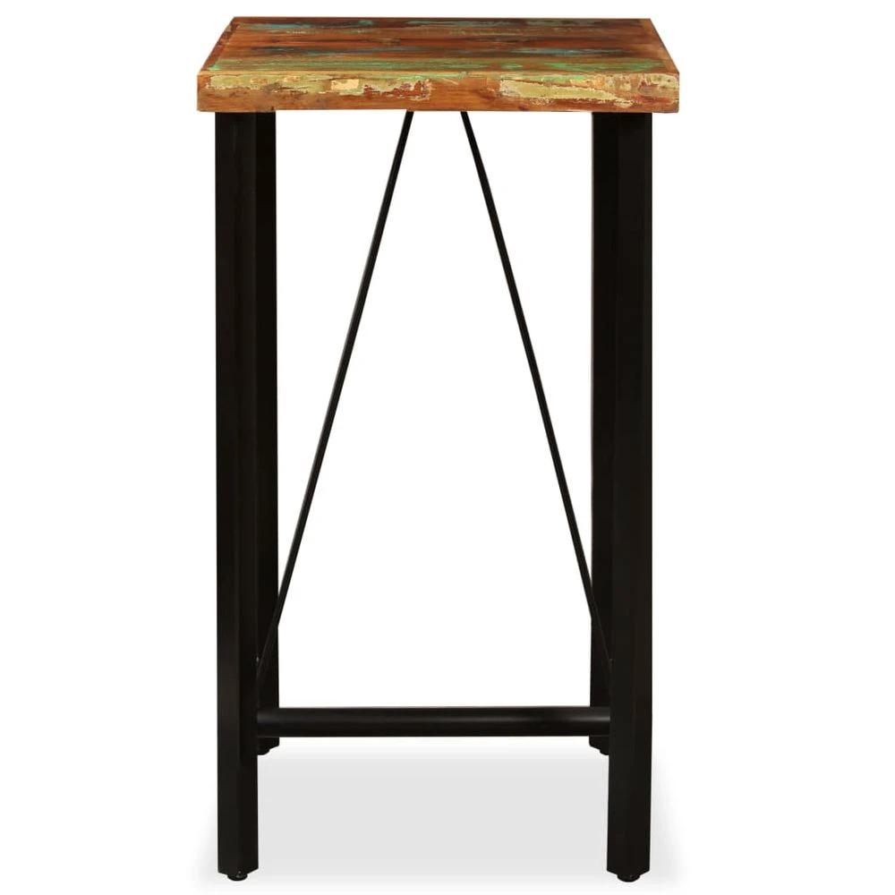 vidaXL Bar Set 3 Pieces vidaXL Solid Reclaimed Wood - Uncategorized Dining Set