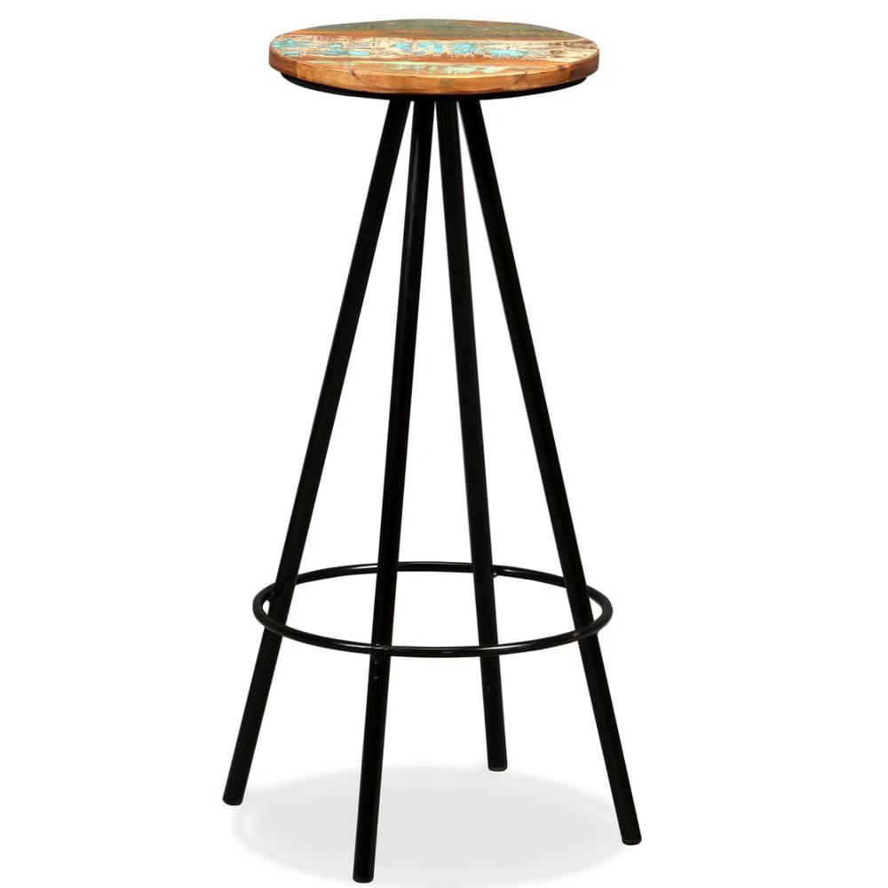 vidaXL Bar Set 3 Pieces vidaXL Solid Reclaimed Wood - Uncategorized Dining Set