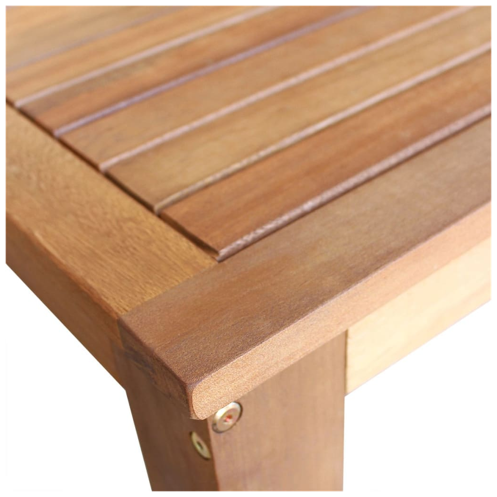 vidaXL Bar Table and Stool Set 3 Pieces vidaXL Solid Acacia Wood - Uncategorized Dining Set