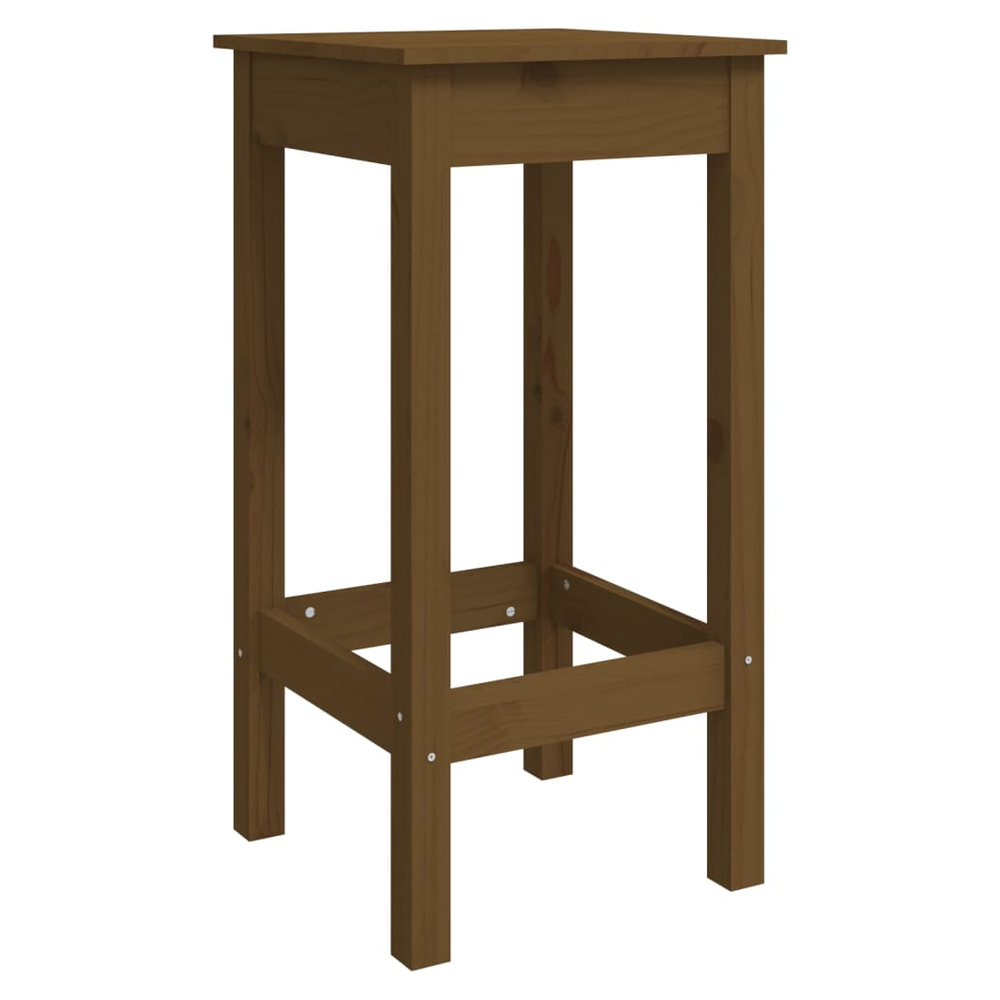 vidaXL 5 Piece Bar Set Honey Brown Solid Wood Pine by vidaXL