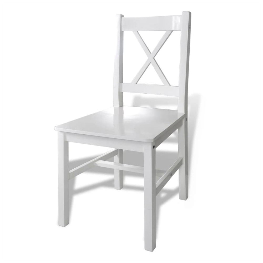 vidaXL 5 Piece vidaXL Dining Set White - Uncategorized Dining Set