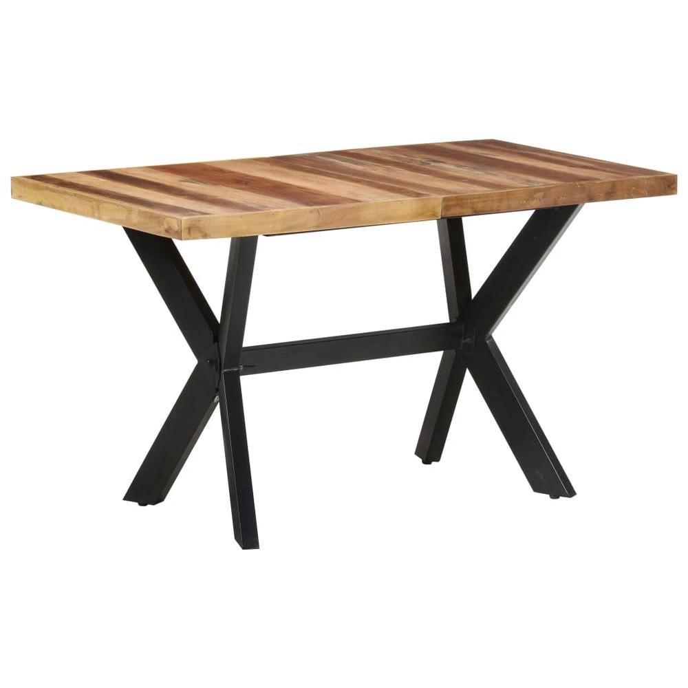 Dining Table vidaXL 120x60x75 cm Solid Wood with Honey Finish by vidaXL